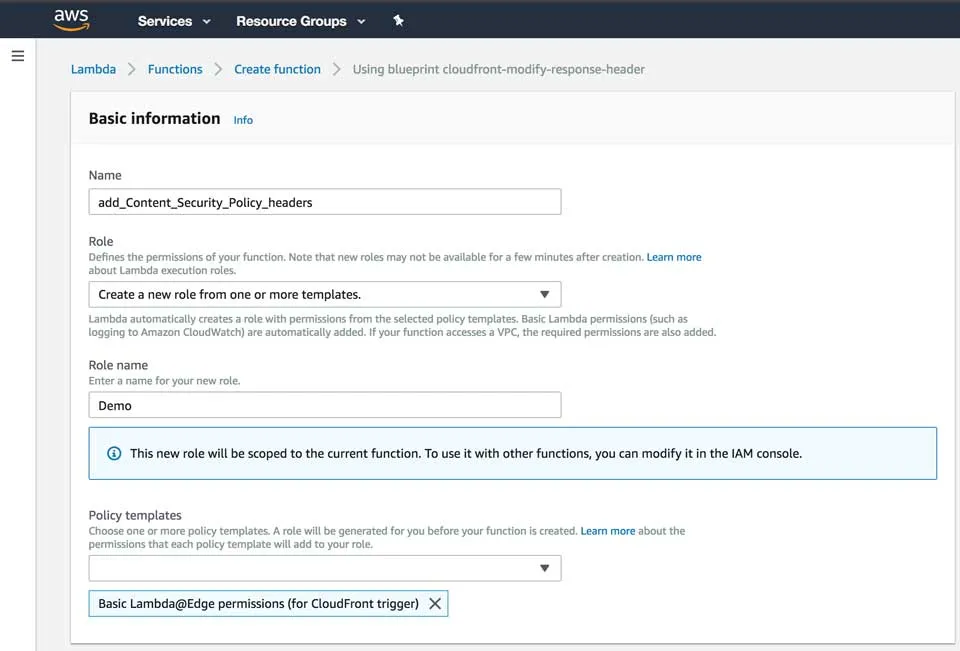 Config on AWS Lambda