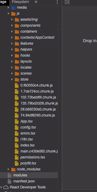 Sources - Before processing
