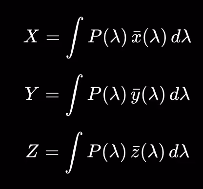 Color matching integral