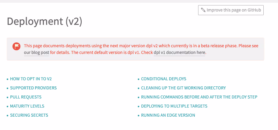 Deployment v2