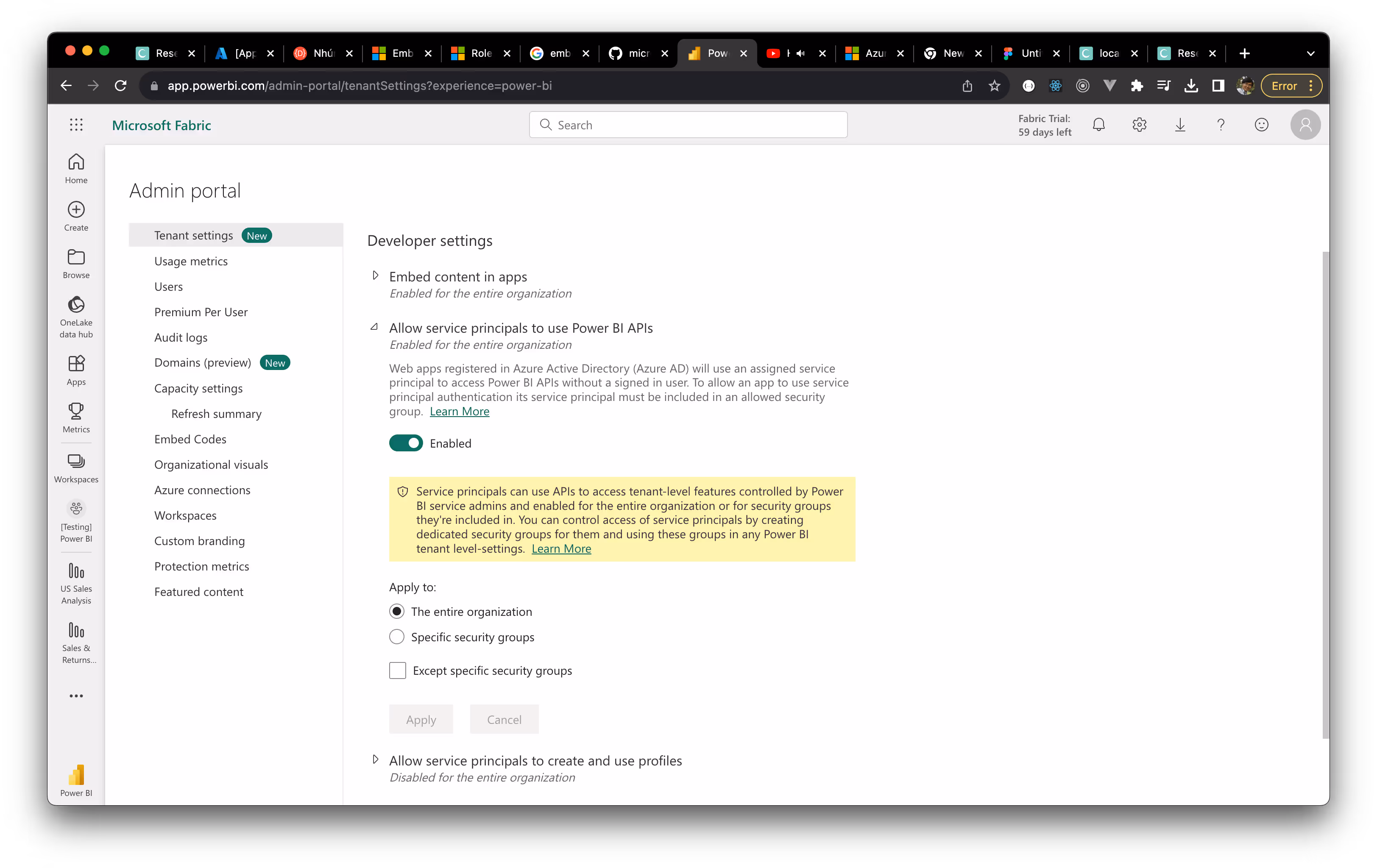 Enable - Embed content in apps