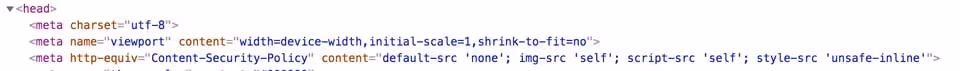 Set header on metadata