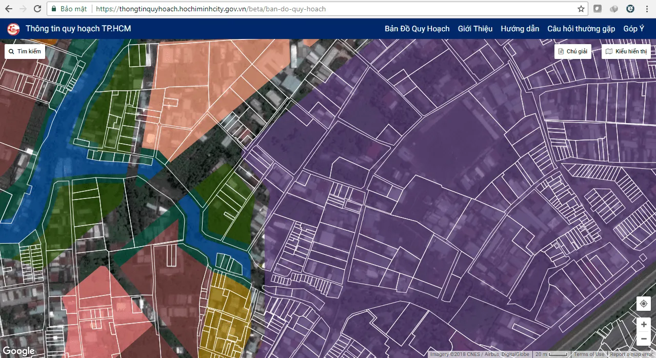 Online Planning Map