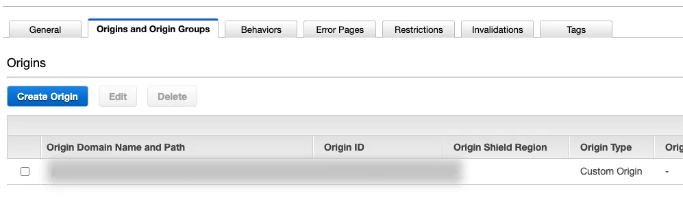 origin - before configuring