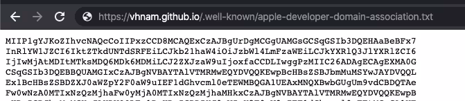 Verify domain